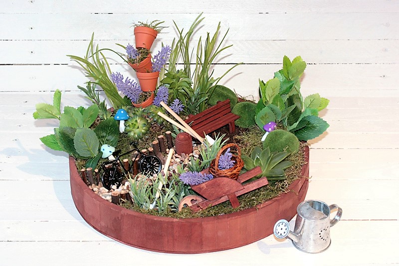 Mini garten selber gestalten diy vbs hobby