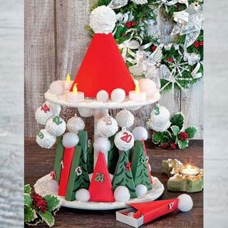 Teelichthalter Adventskalender