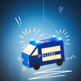 Laterne Polizeiauto