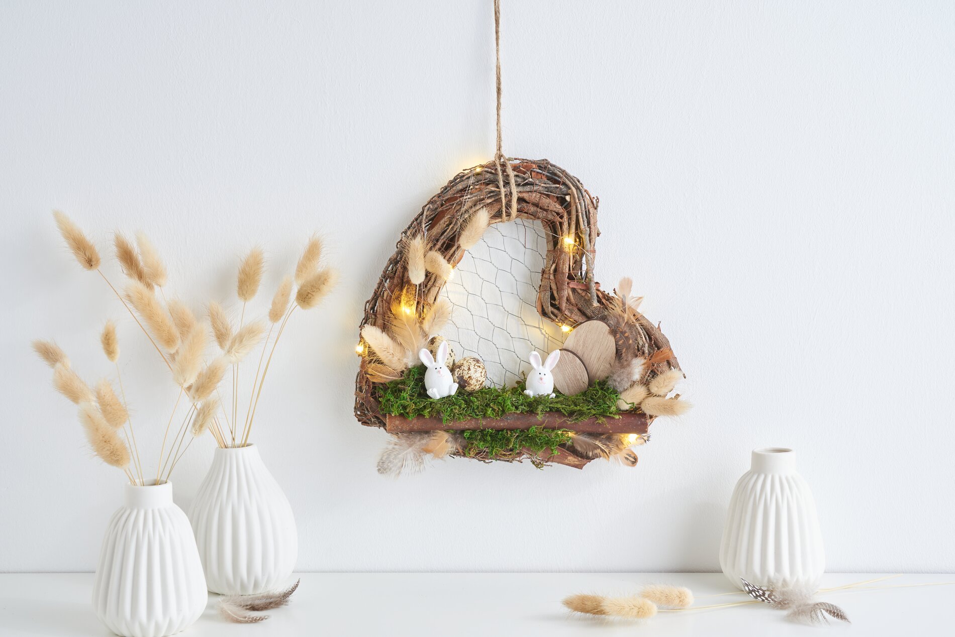 Frühlingshafter Herzkranz