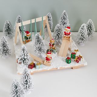 Weihnachtliche Miniaturszene