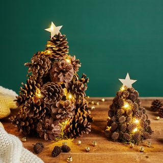 Tannenzapfenbaum herstellen
