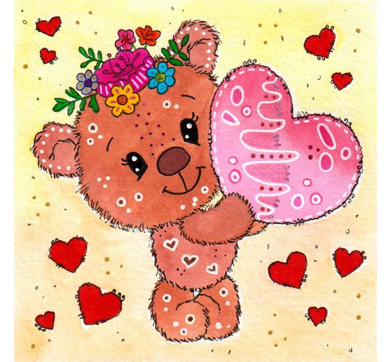 157_Dodo_Aquarellbild - Love