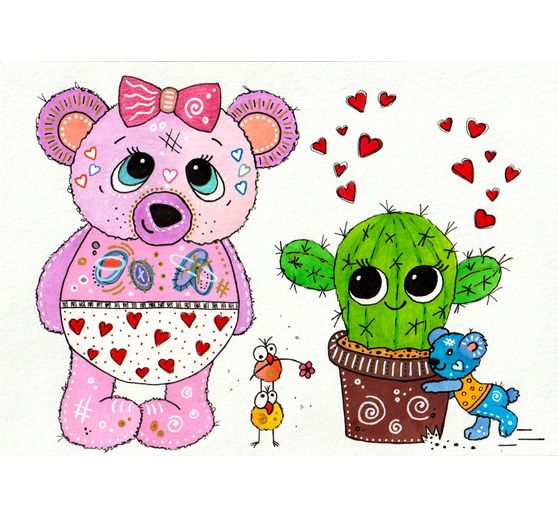 164_Dodo_Aquarellbild - Ungew&ouml;hnliche Liebe