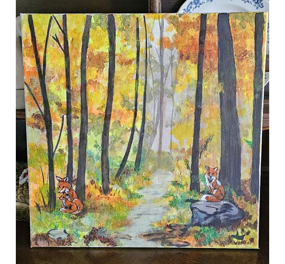 170_Corale_Famille de renards en automne