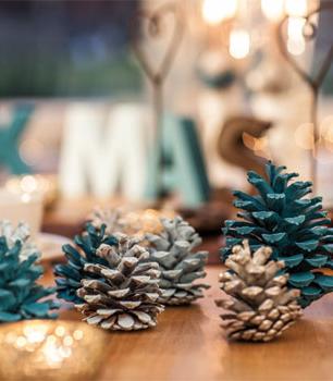 Sprühlack Edding Tannenzapfen Sprühlack, spray edding Weihnachten