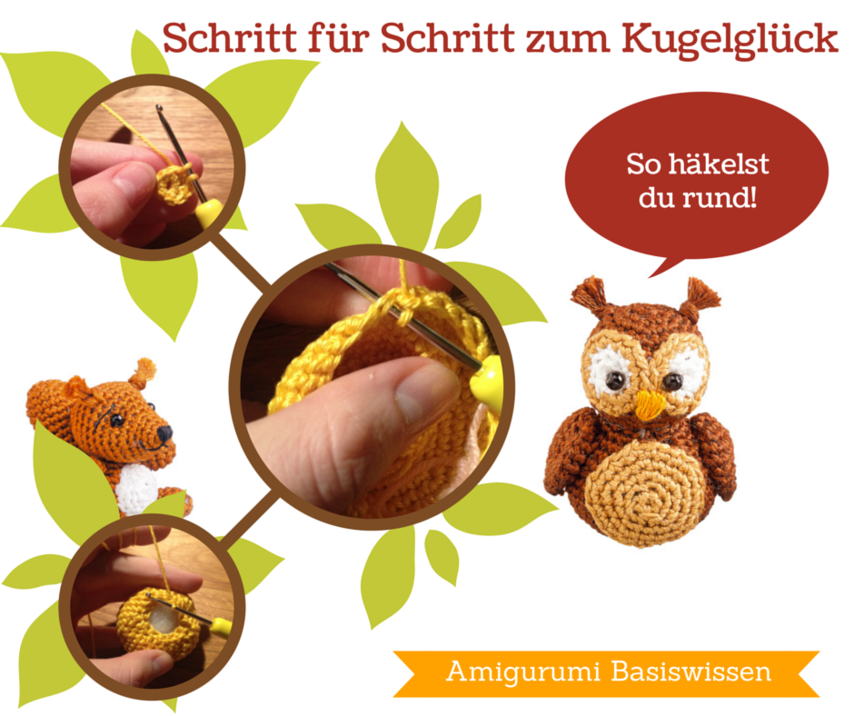 Amigurumi häkeln für Anfänger: Grundform Kugel