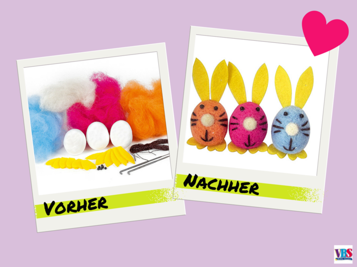 Bastelsets Frühling Ostern Trend Bastelsets zum Frühjahr und Ostern mit Filz