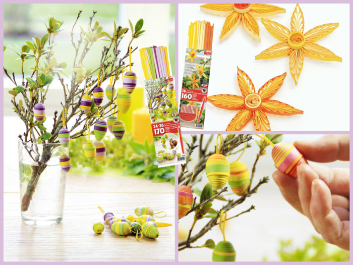 Quilling Frühling Ostern Trend Quillings-Sets von Karen-Marie Klip Frühling und Ostern 2015
