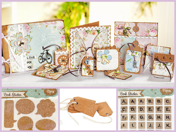 Trends Scrapbooking Frühjahr 2015 Trend Kork für Scrapbooking
