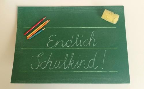 Karte zur Einschulung Karten zur Einschulung und Erstklässler