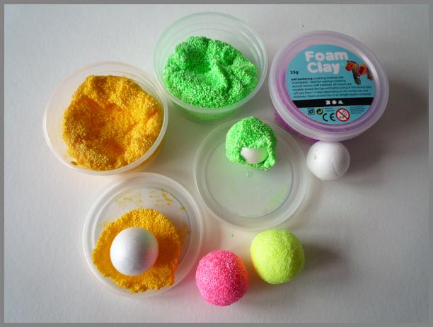 Kindergeburtstag: Foam Clay Kindergeburtstag deko