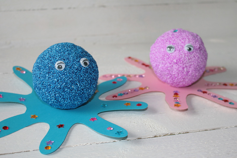 Anleitung Krake aus Foam Clay VBS Hobby