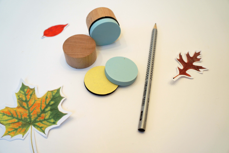 Stempel für den Herbst selber schnitzen