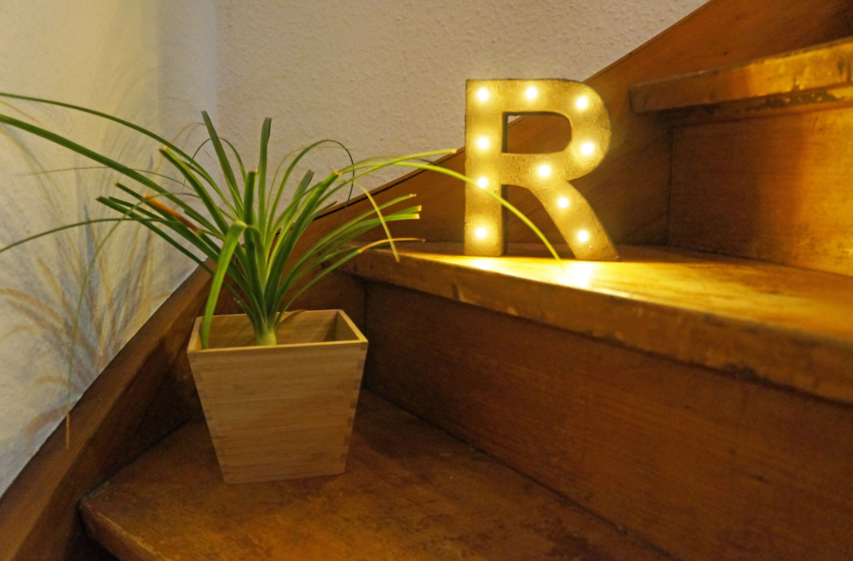 DIY: Leuchtbuchstabenlampe 