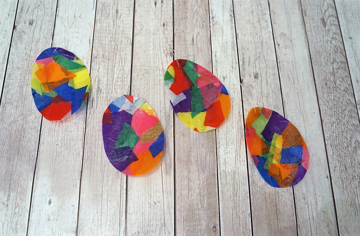 DIY: Ostereier fürs Fenster aus Trsparentpapier VBS Hobby