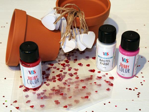 Einfache Bastelidee zum Valentinstag einfach selber basteln