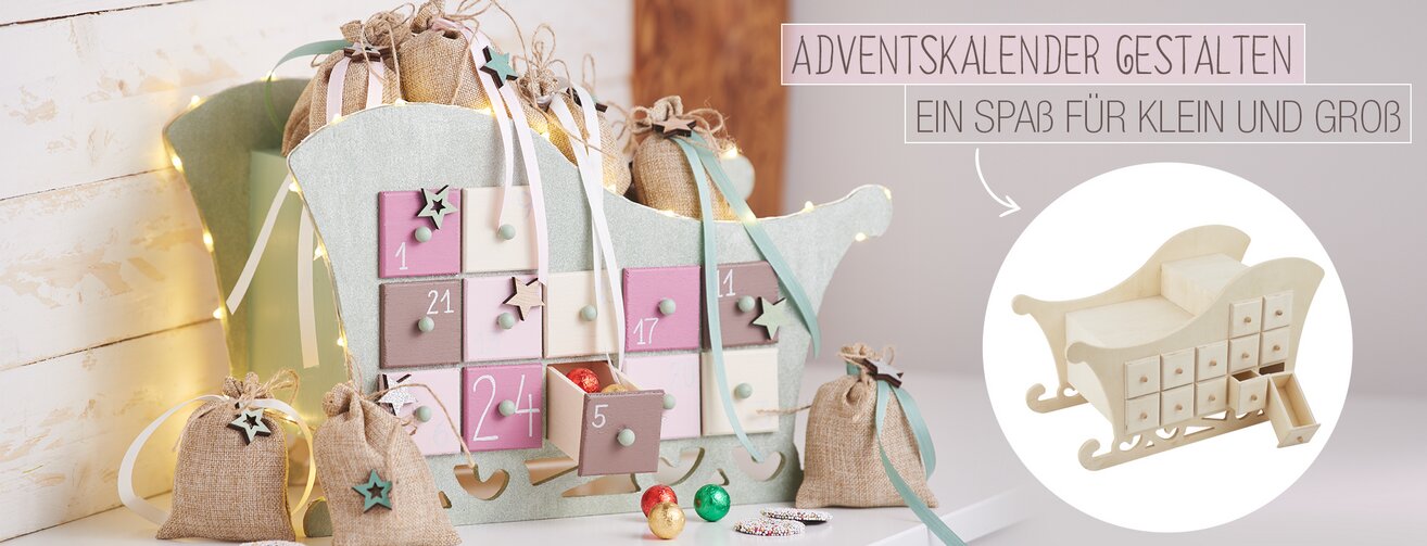 Adventskalender gestalten