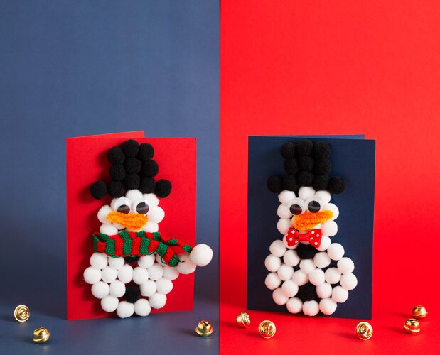 karte schneemann