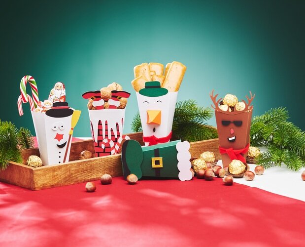 Freche Weihnachtsschachteln