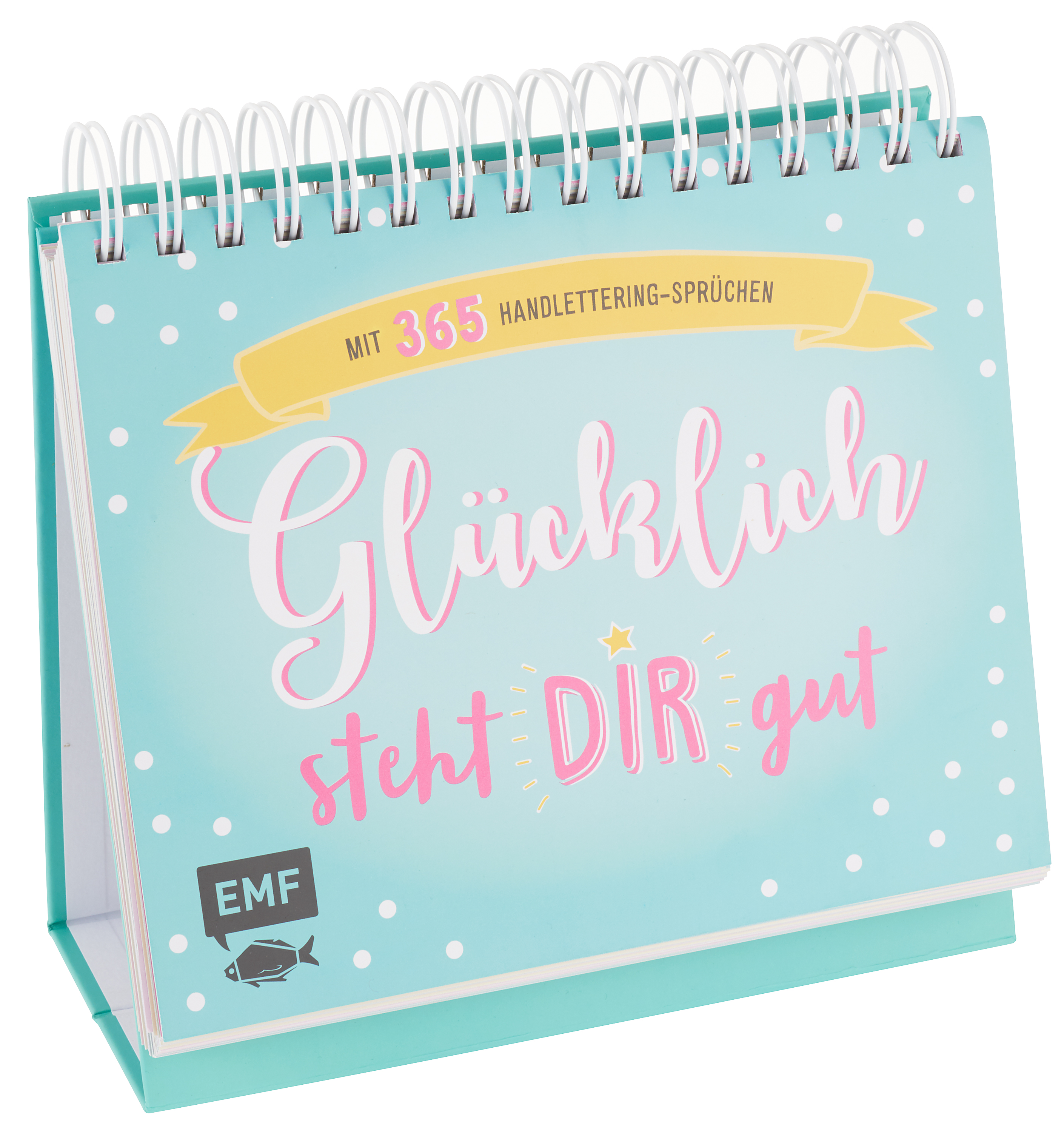 Tischkalender mit 365 HandletteringSprüchen VBS Hobby