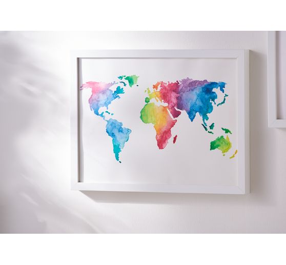 Schablone Weltkarte Lets Go Travel A3 Vbs Hobby Bastelshop