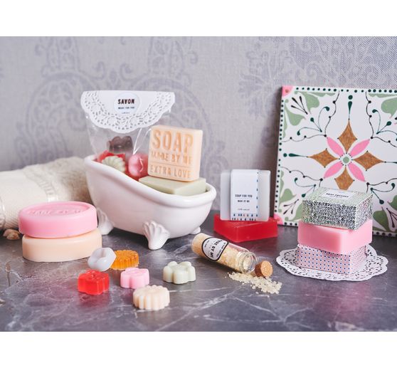 Keramik-Seifenschale "Badewanne", 15x7x7,2cm, weiß ...