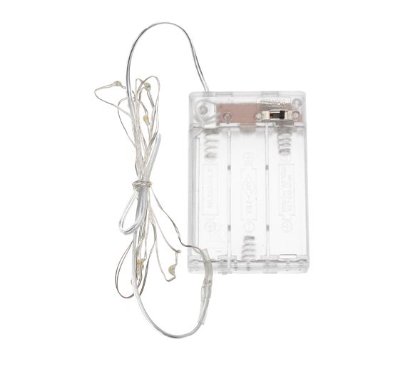 VBS Micro LED Lichterkette, mit Timer, 10 LEDs VBS Micro LED Lichterkette, mit Timer, 10 LEDs