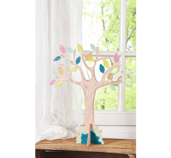 Holz-Wanddeko Baum | VBS Hobby Bastelshop Wand baum holz traumdekowelt baum in herz wand dekoration holzkunst, vintage geschnitzt holz paravent raumteiler spanische wand trennwand design, wand baum holz, wanddeko baum echt.