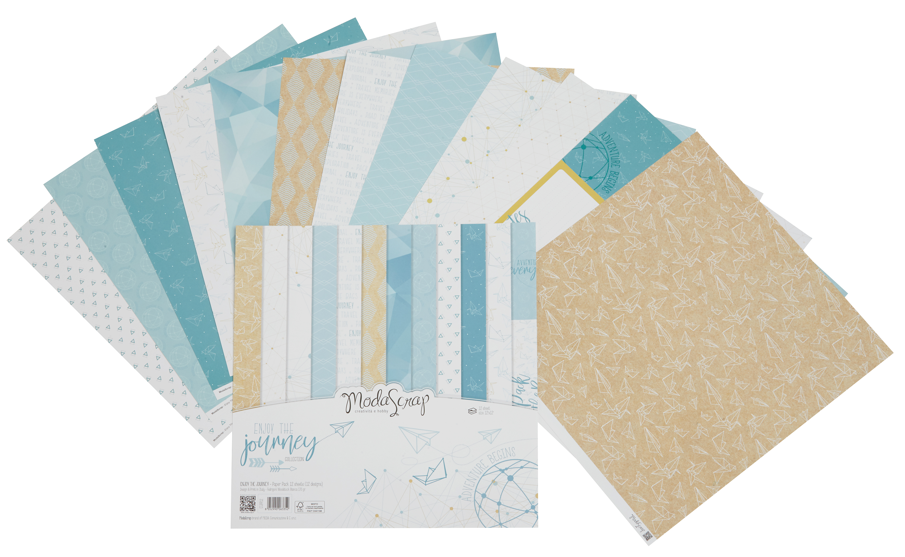 ScrapbookPapier "Enjoy The journey" VBS Hobby