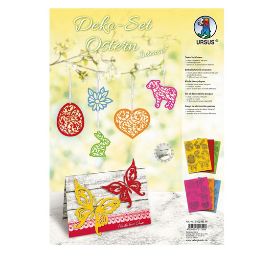 Deko Set Ostern Bunt Vbs Hobby Bastelshop Vor dem osterfest beginnen alle damit zu basteln und zu dekorieren. vbs hobby