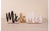 Holz-Schriftzug "Mr & Mrs"