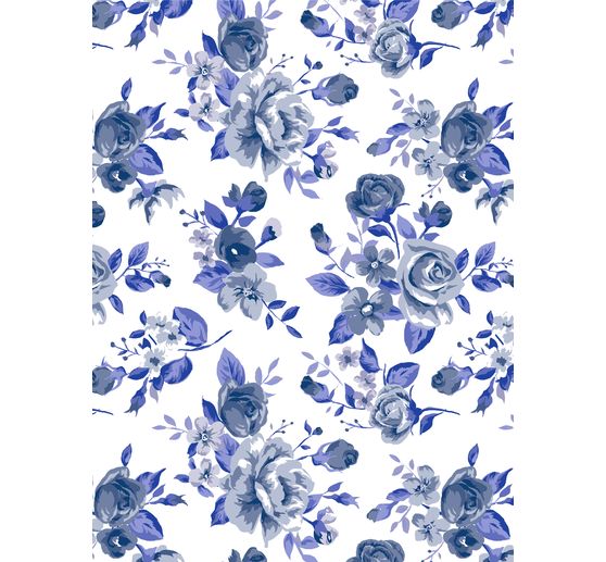 Papier Décopatch « Bloomy Blue », 3 pc.