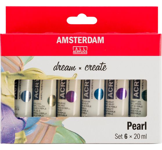 Talens AMSTERDAM Acrylfarben-Set "Pearlescent"