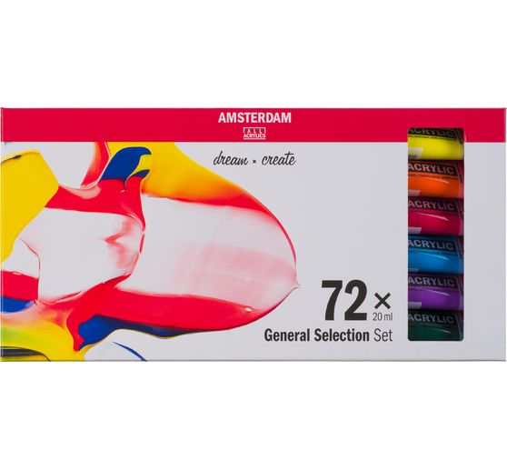 Talens AMSTERDAM acrylic paint set "All in", 72 x 20 ml
