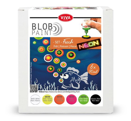 Viva Decor Blob Paint Farb-Set "Fisch"