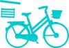 Stanzschablone "Fahrrad mit Korb"