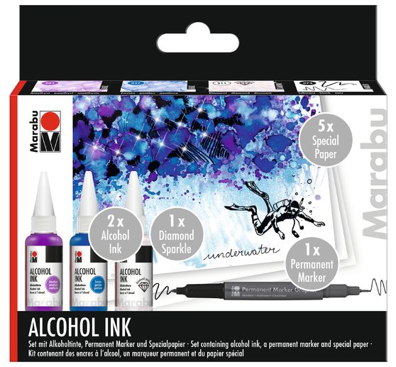 Marabu Alcohol Ink-Set "UNDERWATER"