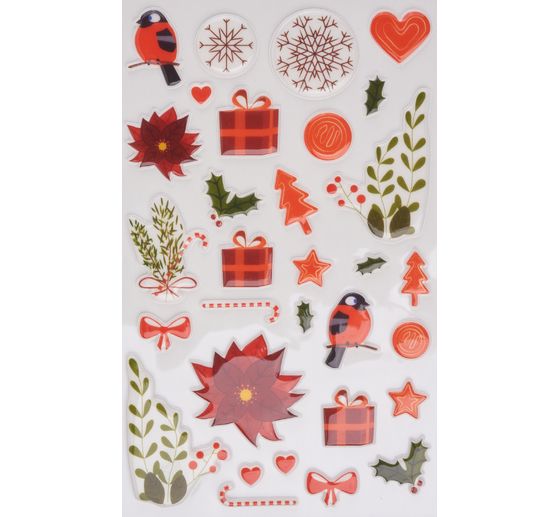 Epoxy-Sticker-Sortiment "Weihnachten"