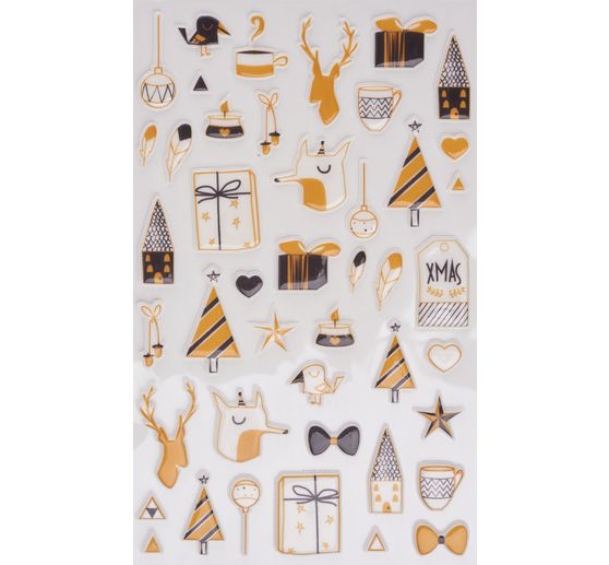 Epoxy-Sticker-Sortiment "Weihnachten"