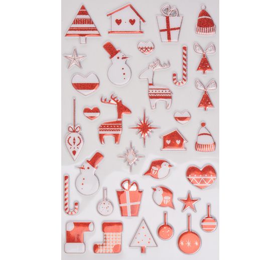 Epoxy-Sticker-Sortiment "Weihnachten"