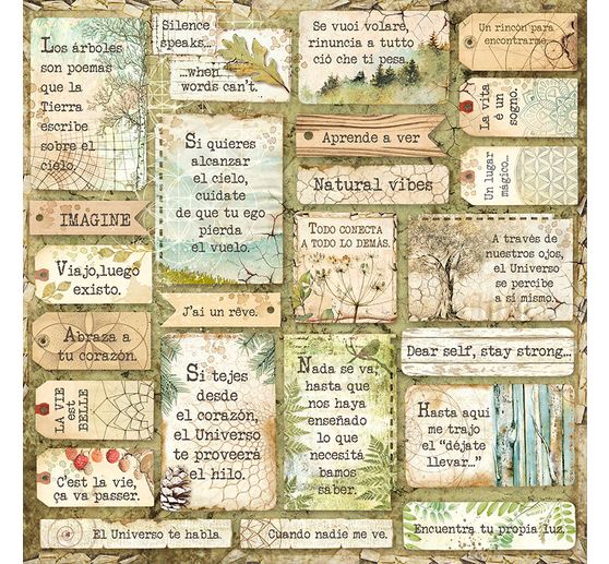 Scrapbook-Block "Forest"