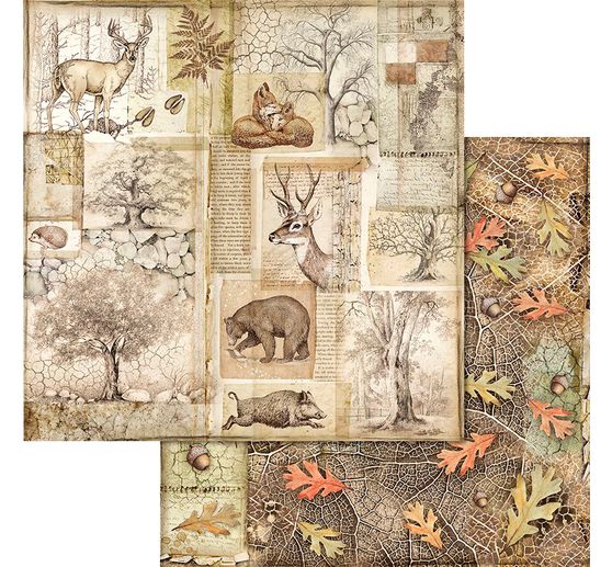 Scrapbook-Block "Forest"