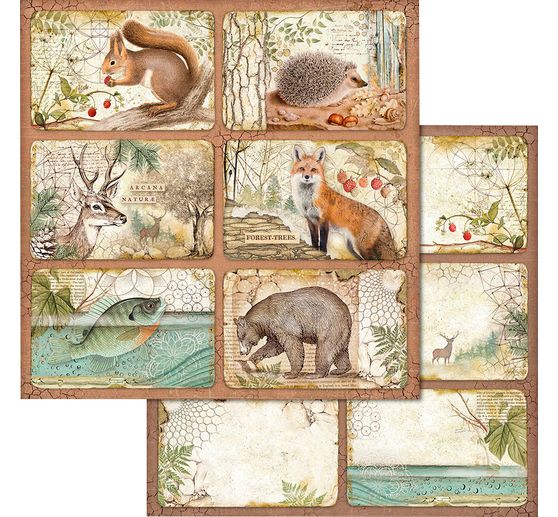 Scrapbook-Block "Forest"