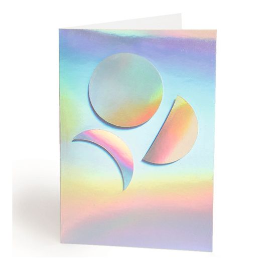 Paper and foil mix "Iridescent"