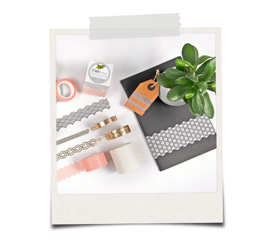 Washi decor "Rosé/Silver"