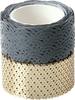Washi-Dekor "Grau/Gold"