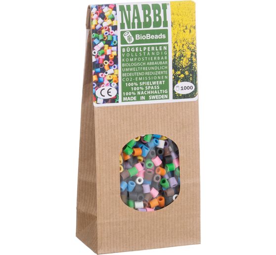 Nabbi Bio Bügelperlen, 1.000 Stück