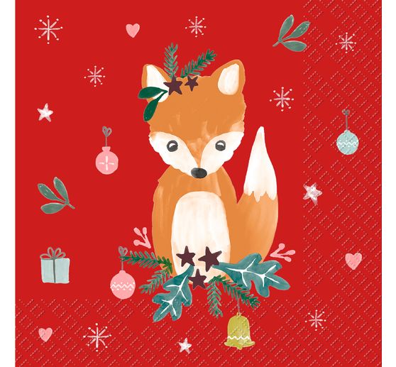 Napkin "Christmas Fox"