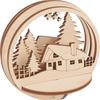 Holz-Steckmotiv "Bergwelt"